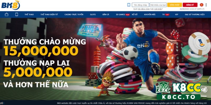 Các thể loại cá cược tại Casino BK8