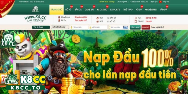 Quy trình nạp tiền Casino K8CC cực nhanh chóng